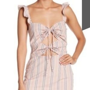 NORDSTROM Blush Striped Dress